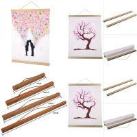 21/30/40/50/70cm Magnetic Wooden Photo Hanger Frame Scroll Print Poster Picture   172630685450